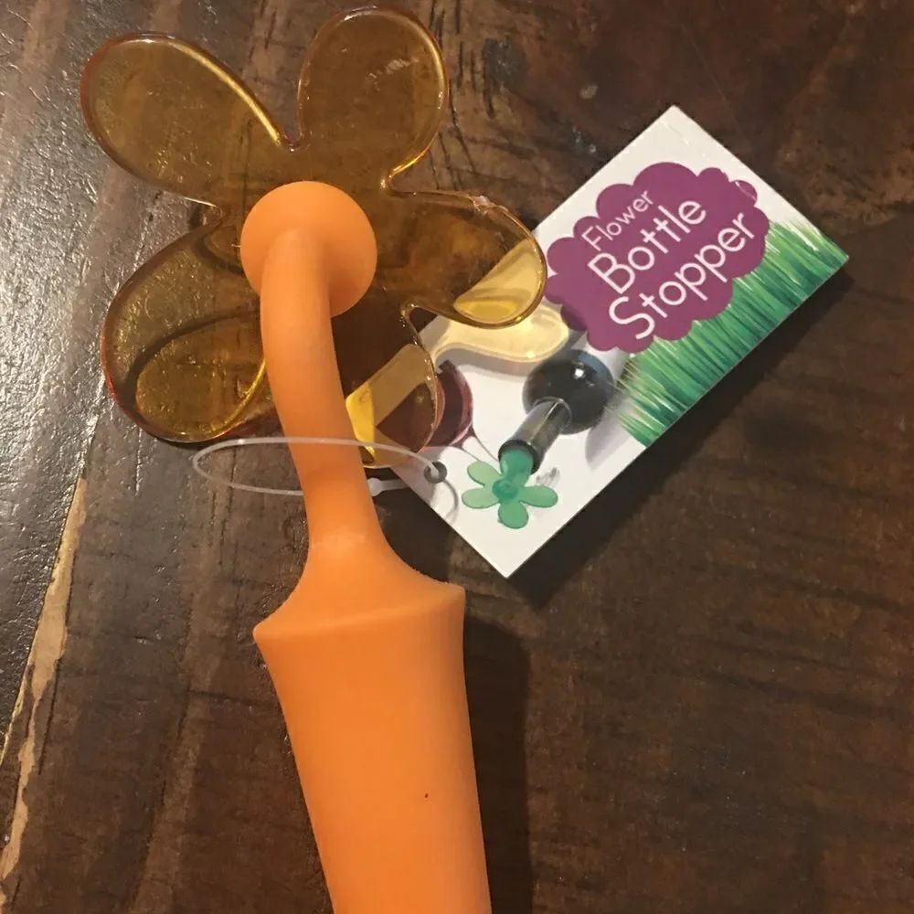 Flower wine bottle stopper cork - Picture 3 of 6